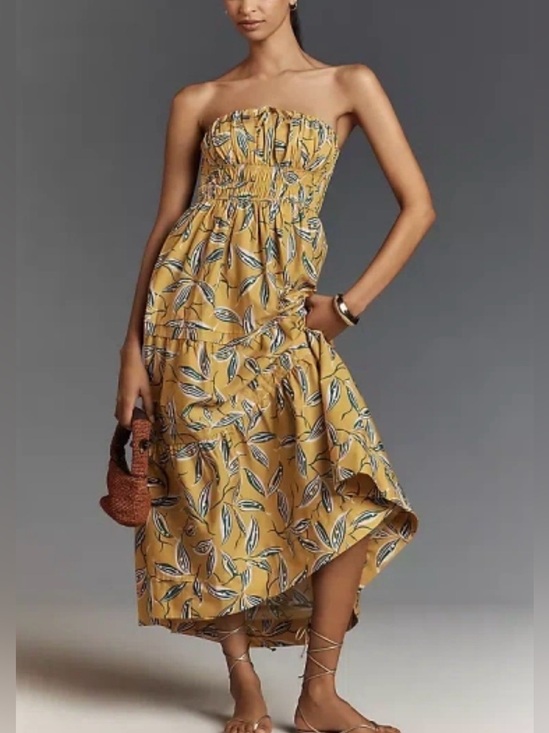 Anthropologie Dresses & Skirts - Anthropologie The Somerset Strapless Maxi Dress NWT!